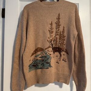 Unisex Vintage Deer in Nature Sweater